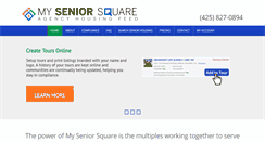 Desktop Screenshot of myseniorsquare.com