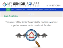 Tablet Screenshot of myseniorsquare.com